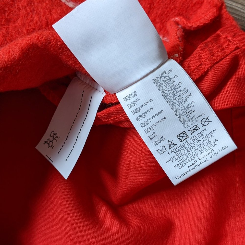 NWT Toddler Girl (4T) - DPAM Wool Shift Dress - Picture 8 of 9